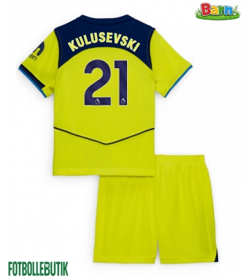 Tottenham Hotspur Dejan Kulusevski #21 Tredjeställ Barn 2025-26 Kortärmad (+ Korta byxor)